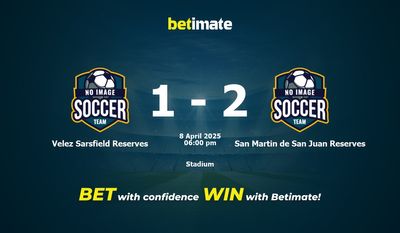 Velez Sarsfield Reserves vs San Martin de San Juan Reserves Prediction, Odds & Betting Tips 04/08/2025