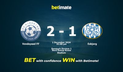 Vendsyssel FF gegen Esbjerg Vorhersage, Quoten und Wetttipps 01.12.2024