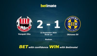 Verspah Oita vs Okinawa SV Prediction, Odds & Betting Tips 09/22/2024