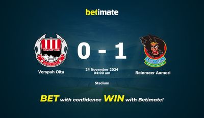 Verspah Oita vs Reinmeer Aomori Prediction, Odds & Betting Tips 11/24/2024