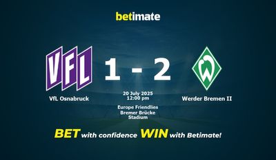 VfL Osnabruck vs Werder Bremen II Prediction, Odds & Betting Tips 07/20/2025