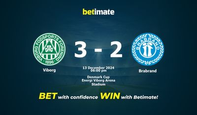 Viborg vs Brabrand Prediction, Odds & Betting Tips 12/13/2024
