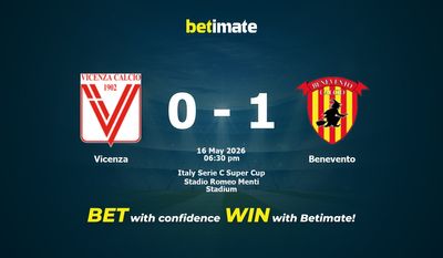 Vicenza vs Benevento Prediction, Odds & Betting Tips 05/16/2026