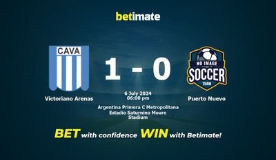 Victoriano Arenas vs Puerto Nuevo Prediction, Odds & Betting Tips 07/06/2024