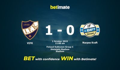 VIFK vs Narpes Kraft Prediction, Odds & Betting Tips 10/01/2023