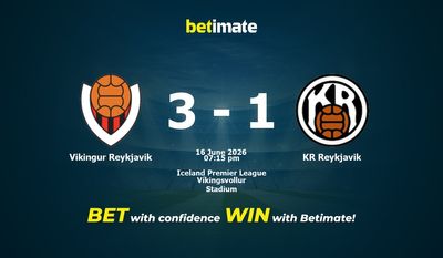 Vikingur Reykjavik vs KR Reykjavik Prediction, Odds & Betting Tips 06/16/2026