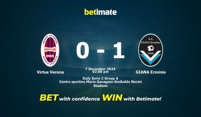 Prediksi Virtus Verona vs GIANA Erminio, Peluang & Tips Taruhan 12/07/2024