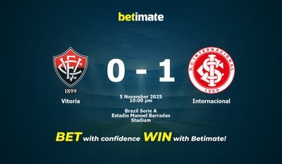 Vitoria vs Internacional Prediction, Odds & Betting Tips 11/05/2025
