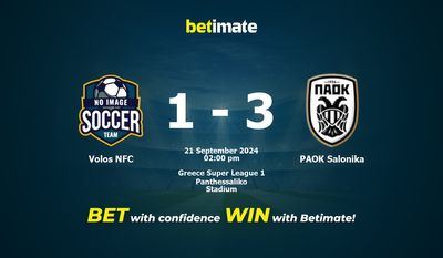 Volos NFC vs. PAOK Saloniki Vorhersage, Quoten & Wetttipps 21.09.2024