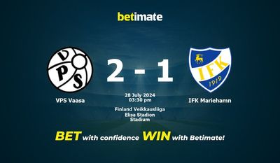 VPS Vaasa vs IFK Mariehamn Prediction, Odds & Betting Tips 07/28/2024