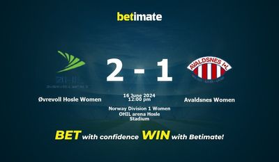 Øvrevoll Hosle Women vs Avaldsnes Women Prediction, Odds & Betting Tips 06/16/2024