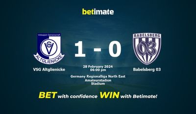 VSG Altglienicke vs Babelsberg 03 预测、赔率和投注技巧 02/28/2024