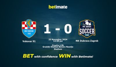Vukovar 91 vs NK Dubrava Zagreb Prediction, Odds & Betting Tips 11/25/2024