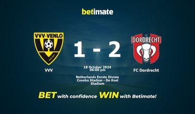 Soi kèo, tỷ lệ và tip cá cược VVV vs FC Dordrecht 18/10/2024