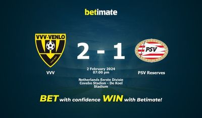 VVV vs PSV Reserves التوقعات، الاحتمالات ونصائح الرهان 02/02/2024