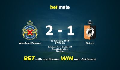 Waasland-Beveren vs Deinze التوقعات، الصعاب ونصائح الرهان 23/02/2024