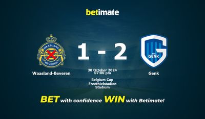 Prediksi Waasland-Beveren vs Genk, Peluang & Tips Taruhan 30/10/2024