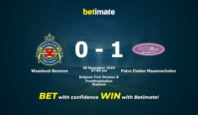Waasland-Beveren vs. Patro Eisden Maasmechelen Vorhersage, Quoten & Wetttipps 30.11.2024