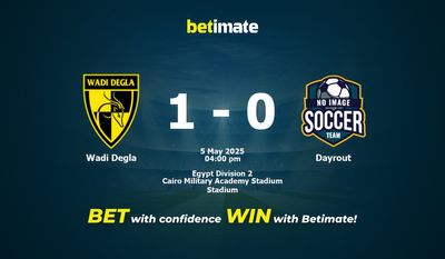 Wadi Degla vs Dayrout Prediction, Odds & Betting Tips 05/05/2025