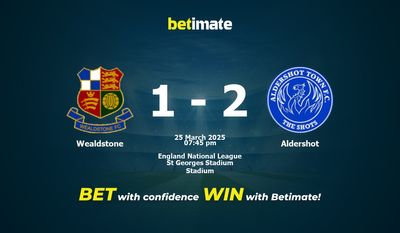 Wealdstone vs Aldershot Prediction, Odds & Betting Tips 03/25/2025