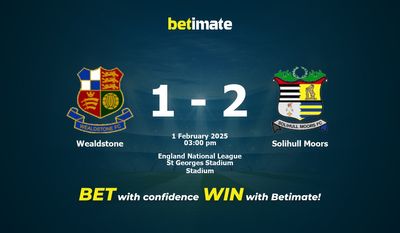 Wealdstone vs Solihull Moors Prognoza, kursy i porady bukmacherskie 02/01/2025
