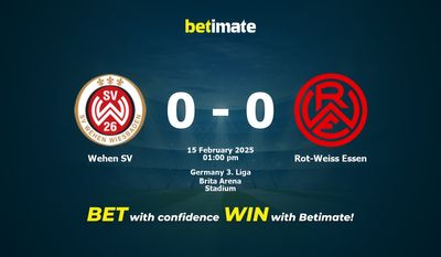 Wehen SV vs Rot-Weiss Essen Prediction, Odds & Betting Tips 02/15/2025