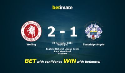 Welling vs. Tonbridge Angels – Vorhersage, Quoten und Wetttipps 26.11.2024