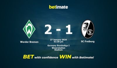 Werder Bremen vs SC Freiburg Prediction, Odds & Betting Tips 01/27/2024