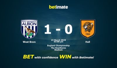 West Brom vs Hull Prediction, Odds & Betting Tips 03/15/2025
