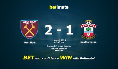 West Ham vs Southampton Prediction, Odds & Betting Tips 04/19/2025