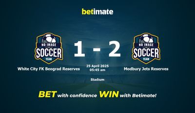 White City FK Beograd Reserves vs Modbury Jets Reserves Prediction, Odds & Betting Tips 04/25/2025