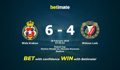 Wisla Krakow বনাম Widzew Lodz ভবিষ্যদ্বাণী, প্রতিকূলতা এবং বাজির টিপস 02/28/2024