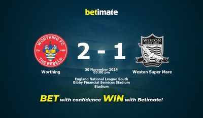 Pronostici, quote e suggerimenti per le scommesse Worthing vs Weston Super Mare 30/11/2024