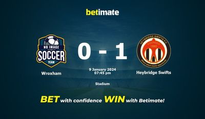 Wroxham vs Heybridge Swifts التوقعات، الاحتمالات ونصائح الرهان 09/01/2024