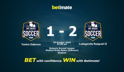 Yantra Gabrovo vs Ludogorets Razgrad II Prédiction, cotes et conseils de paris 18/10/2024