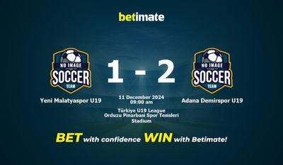Yeni Malatyaspor U19 vs Adana Demirspor U19 Prediction, Odds & Betting Tips 12/11/2024