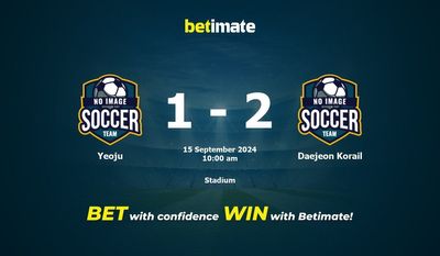 Yeoju vs Daejeon Korail Prediction, Odds & Betting Tips 09/15/2024