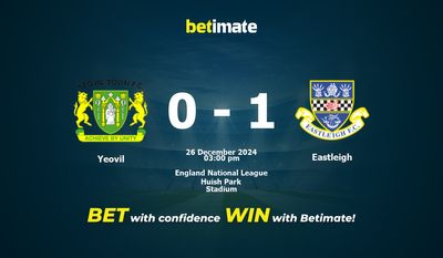 Yeovil vs Eastleigh Prediction, Odds & Betting Tips 12/26/2024