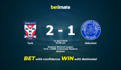 York vs Aldershot Prediction, Odds & Betting Tips 04/12/2025