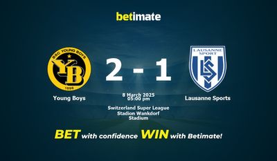 Young Boys vs Lausanne Sports Prediction, Odds & Betting Tips 03/08/2025