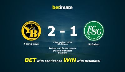 Young Boys vs St Gallen Prediction, Odds & Betting Tips 12/01/2024