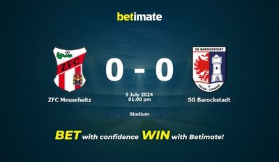 ZFC Meuselwitz vs SG Barockstadt Prediction, Odds & Betting Tips 07/05/2024