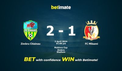Zimbru Chisinau vs FC Milsami Prediction, Odds & Betting Tips 04/03/2024