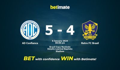 Predicciones, cuotas y consejos de apuestas de AD Confianca vs Retro FC Brasil 06/01/2024