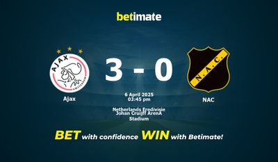 Ajax vs NAC: Pronóstico, cuotas y consejos de apuestas (06/04/2025)