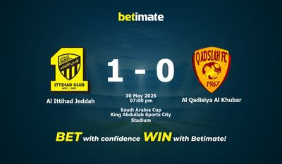 Predicciones, cuotas y consejos de apuestas de Al Ittihad Jeddah vs Al Qadisiya Al Khubar 30/05/2025
