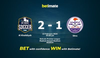 Predicción, cuotas y consejos de apuestas Al Khalidiyah vs Sitra 13/02/2024