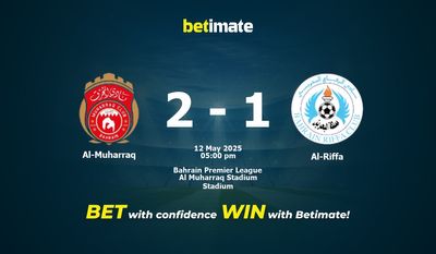 Pronóstico, cuotas y pronósticos de apuestas para el partido Al-Muharraq vs. Al-Riffa (12/05/2025)