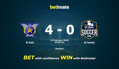 Predicción, cuotas y consejos de apuestas Al Safa vs Al Jandal 14/02/2024