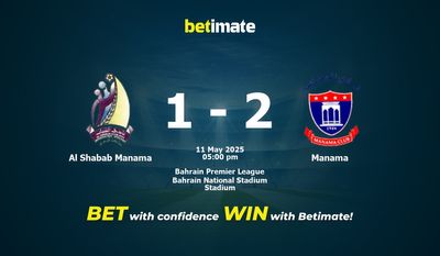 Al Shabab Manama vs. Manama: Pronóstico, cuotas y consejos de apuestas (11/05/2025)